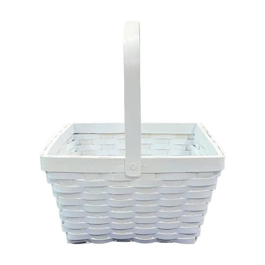 Large White Square Basket by Ashland®